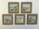 Sims 4 — Painting Seaside Little by Surfkitten — Base game painting recolored with a variety of seaside watercolors.