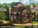 Sims 4 — Wagner's Repose 2 - NO CC by xogerardine — Another remaster from Sunset Valley! It's my second attempt at