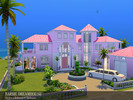 Sims 4 — Barbie Dreamhouse - No CC by Darivalle — Barbie Dreamhouse is a full recreation of the iconic home from Barbie: