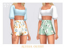 Sims 4 — Alyssa Outfit by Black_Lily — YA, A, Teen