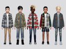 Sims 4 — Zario Long Shirt Boys by McLayneSims — TSR EXCLUSIVE