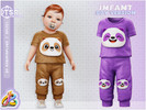 Sims 4 — Infant Boy SET - Cute Panda Face by RobertaPLobo — Boy Set - Cute Panda Face _352