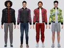 Sims 4 — Gabbard Button Jacket by McLayneSims — TSR EXCLUSIVE