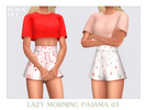 Sims 4 — Lazy Morning Pajama 3 by Black_Lily — YA, A, Teen