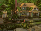 Sims 4 — Cozy Cottage - NO CC by plumbobkingdom — This cottage combines rustic charm with a cozy and romantic atmosphere.
