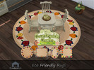 Sims 4 — Eco Friendly rugs1 by Emerald — Bring an authentic warmth and rugged durability,timeless look to your home.