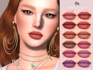 Sims 4 — IMF Romelle Lipstick by IzzieMcFire — Romelle lipstick contains 12 colors in hq texture. Standalone item with