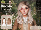 Sims 4 — Bucolic Hairstyle Set by Shimydimsims — Hi ! I hope you will like this hairstyle, it's a medium hairstyle with