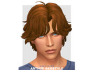Sims 4 — Arthur Hairstyle by -Merci- — New Maxis Match Hairstyle for Sims4. -24 EA Colours.