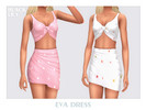 Sims 4 — Eva Dress by Black_Lily — YA, A, Teen