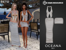 Sims 4 — Oceana - Set by Beto_ae0 — A summer outfit featuring trendy colors, enjoy it.
