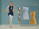 Sims 4 — Cristiana short dress with open front and back by MissValentine142 — 24 Shades