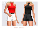 Sims 4 — Ayla Outfit by Black_Lily — YA, A, Teen