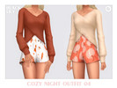 Sims 4 — Cozy Night Outfit 4 by Black_Lily — YA, A, Teen
