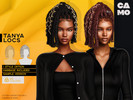 Sims 4 — CAMO - Tanya Locs by VentaStudio — 40 Colors