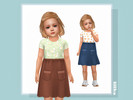 Sims 4 — Dominique Dress by lillka — 6 swatches