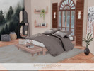 Sims 4 — Earthy Bedroom by BlusterSims — Earthy Bedroom is a cozy, nature-inspired space with warm tones, natural