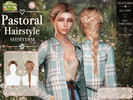 Sims 4 — Pastoral Hairstyle Set by Shimydimsims — Hi ! I hope you will like this hairstyle, it's a long messy braid