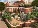 Sims 4 — Industrial Cozy House - NO CC by plumbobkingdom — This charming industrial home combines exposed brick, large