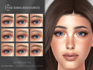Sims 4 — Lily Brows HQ by Caroll912 — A 9-swatch soft, arched eyebrows in different tones of black, brown, blonde and