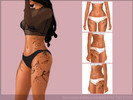 Sims 4 — Dragon Breath Tattoo by ANGISSI — PREVIEWS MADE USING HQ MOD HQ compatible