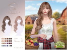 Sims 4 — S-CLUB Wavy curls hair Countryside Charm by S-Club — Wavy curls hair 030926, thank you.