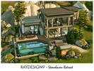 Sims 4 — Stonehaven Retreat by RayDesign9 — I build this lot in Gibbi Point 40x30 lot size and 2 floor. This house has :