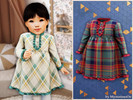 Sims 4 — Infant - Plaid warm ruffle dress by MysteriousOo — A charming plaid infant dress featuring long sleeves, a