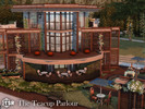 Sims 4 — The Teacup Parlour l noCC by simZmora — A charming little cafe made for slow autumn afternoons and easy time