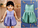 Sims 4 — Infant - Polka dot bow dress by MysteriousOo — A charming infant dress with a sleeveless bodice, gathered skirt,