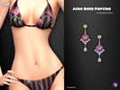 Sims 4 — Ailee Belly Button Piercing for EA Base Skins by WisteriaSims — For BaseGame Skins