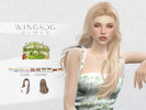 Sims 4 — WINGS HAIR-Delicate long hair by wingssims — WINGS HAIR TS4 NL0908 (Delicate long hair)