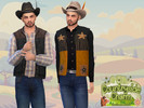 Sims 4 — Western Grace Hat by McLayneSims — TSR EXCLUSIVE