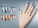 Sims 4 — Elias Nail by VELYSEA — Fingernail category HQ comatble 35 swatches