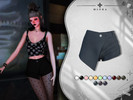 Sims 4 — Lena Mini Skort by MioraTR — A stylish mini skort featuring an asymmetrical wrap-front design, a flattering fit