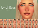 Sims 4 — Jewel Eyes Nondefault by babecruiser — a set of hand-painted maxis match eye colors