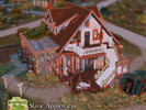 Sims 4 — Slavic Applewarm l CC only TSR by simZmora — A modernised one-bedroom, two-bathroom Slavic home with the soul of