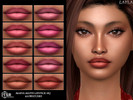 Sims 4 — Layla - Maeva Matte Lipstick HQ by Layla — Female lipstick n319 Previews and swatches made in CAS using HQ Mod