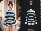 Sims 4 — SET-Mocha Outfit by busra-tr — - BD1700
