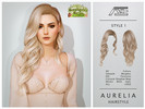 Sims 4 — Aurelia Hairstyle - Style 1 by Ade_Darma — Aurelia Hairstyle - Style 1 New Hair Mesh