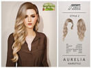 Sims 4 — Aurelia Hairstyle - Style 2 by Ade_Darma — Aurelia Hairstyle - Style 2 New Hair Mesh