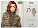 Sims 4 — Aurelia Hairstyle - Style 4 by Ade_Darma — Aurelia Hairstyle - Style 4 New Hair Mesh