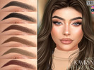 Sims 4 — Kamryn Eyebrows by MagicHand — Soft Sculpted brows in 13 colors - HQ Compatible.
