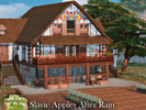 Sims 4 — Slavic Apples After Rain l CC only TSR by simZmora — A gently modernised Slavic countryside home with two