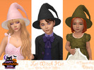 Sims 4 — Lei Witch Hat by Dissia — Witch hat with a small brim