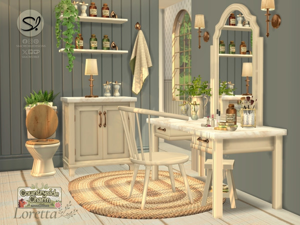Sims 4 — Loretta Beauty Room by SIMcredible! — Bringing to your Sims this time the Loretta Beauty Room, a charming