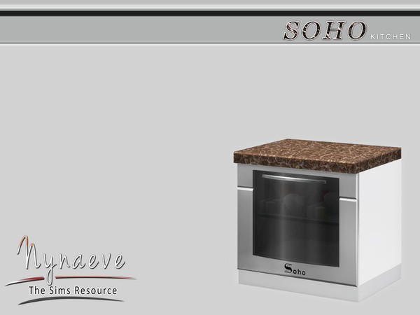 Sims 4 — Soho Dishwasher  by NynaeveDesign — Soho Kitchen - Dishwasher Located in: Appliances - Small Appliances Price:
