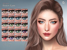 Sims 4 — Robin Eyes and Lipstick by VELYSEA — Eyes