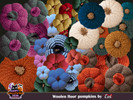 Sims 4 — Woolen pumpkin rugs by evi — Woolen like texture and 2D pumpkin rugs. All for the halloween