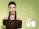 Sims 4 — Emely Hairstyle by Enriques4 — New Mesh
